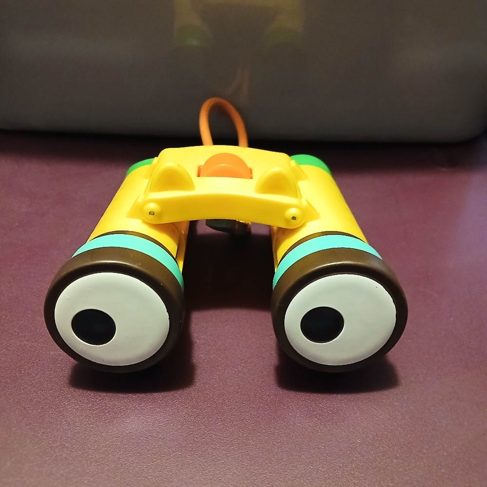 Yellow Kids Exploration Binoculars Toy by